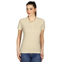 SUNNY, women's polo shirt, 180 g/m2, beige