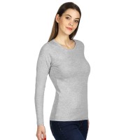 MISS, women’s long sleeve shirt, 160 g/m2, ash
