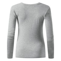 MISS, women’s long sleeve shirt, 160 g/m2, ash