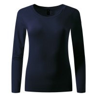 MISS, women’s long sleeve shirt, 160 g/m2, blue
