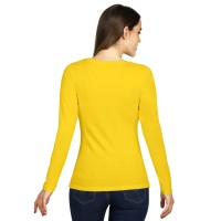 MISS, women’s long sleeve shirt, 160 g/m2, yellow