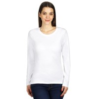 MISS, women’s long sleeve shirt, 160 g/m2, white