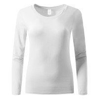 MISS, women’s long sleeve shirt, 160 g/m2, white