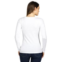 MISS, women’s long sleeve shirt, 160 g/m2, white