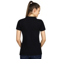 TOP GUN LADY, women's polo shirt, 210 g/m2, black