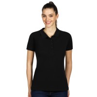 TOP GUN LADY, women's polo shirt, 210 g/m2, black