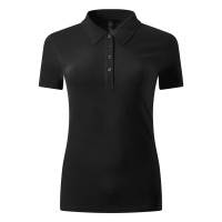 TOP GUN LADY, women's polo shirt, 210 g/m2, black