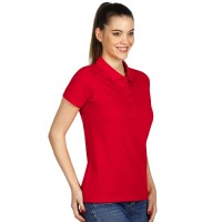 TOP GUN LADY, women's polo shirt, 210 g/m2, red