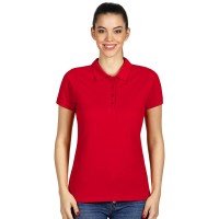 TOP GUN LADY, women's polo shirt, 210 g/m2, red