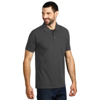 AZZURRO II, polo shirt, 180 g/m2, dark gray