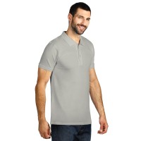 AZZURRO II, polo shirt, 180 g/m2, gray