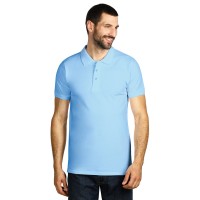 AZZURRO II, polo shirt, 180 g/m2, sky blue