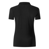 UNA, women's polo shirt, 180 g/m2, black