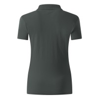 UNA, women's polo shirt, 180 g/m2, dark gray