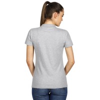 UNA, women's polo shirt, 180 g/m2, ash