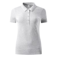 UNA, women's polo shirt, 180 g/m2, ash
