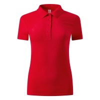 UNA, women's polo shirt, 180 g/m2, red