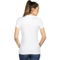 UNA, women's polo shirt, 180 g/m2, white