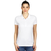 UNA, women's polo shirt, 180 g/m2, white