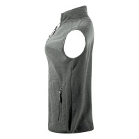 POLARIS VEST, unisex polar fleece vest, ash