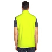 POLARIS VEST, unisex polar fleece vest, neon yellow