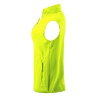 POLARIS VEST, unisex polar fleece vest, neon yellow
