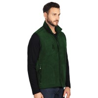 POLARIS VEST, unisex polar fleece vest, green