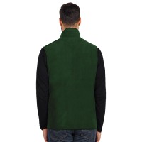 POLARIS VEST, unisex polar fleece vest, green