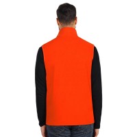 POLARIS VEST, unisex polar fleece vest, orange
