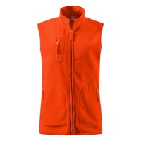 POLARIS VEST, unisex polar fleece vest, orange