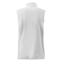 POLARIS VEST, unisex polar fleece vest, white
