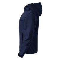 PROTECT MEN, softshell jacket with detachable hood, blue