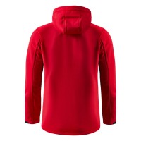 PROTECT MEN, softshell jacket with detachable hood, red