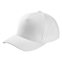 VOLLEY, cap, 5 panels, metal buckle closure, white
