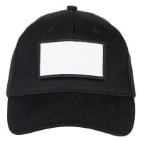 FLAG, cap, 5 panels, velcro closure, black