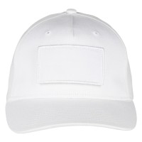 FLAG, cap, 5 panels, velcro closure, white
