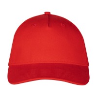 FORZA, cap, 5 panels, metal buckle closure, red