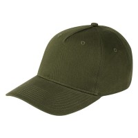 FORZA, cap, 5 panels, metal buckle closure, olive