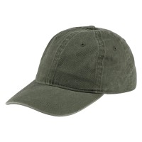 ARLO, cap, 6 panels, metal buckle closure, olive