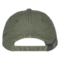 ARLO, cap, 6 panels, metal buckle closure, olive