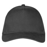 DANTE, cap, 5 panels, velcro closure, dark gray