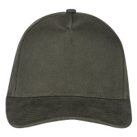 DANTE, cap, 5 panels, velcro closure, olive