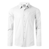 BUSINESS LSL MEN, men's long sleeves shirt, regular fit, white