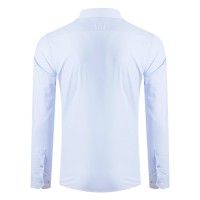 OXFORD LSL MEN, men's long sleeve shirt, regular fit, sky blue