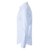 OXFORD LSL MEN, men's long sleeve shirt, regular fit, sky blue
