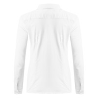 OXFORD LSL WOMEN, women's long sleeve shirt, classic adjusted fit, white