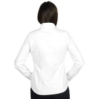 OXFORD LSL WOMEN, women's long sleeve shirt, classic adjusted fit, white