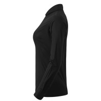 CLUB LSL WOMEN, women's long sleeve shirt, slim fit, black