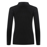 CLUB LSL WOMEN, women's long sleeve shirt, slim fit, black