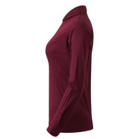 CLUB LSL WOMEN, women's long sleeve shirt, slim fit, burgundy